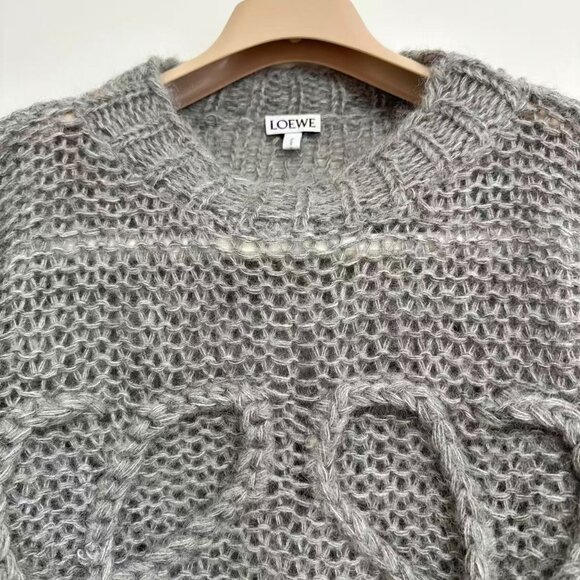 LOEWE Anagram oversized mohair-blend sweater - Picture 13 of 13